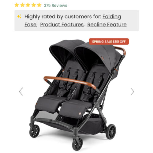 Bombi Bēbee Twin: Best Folding Double Stroller | Bombi Gear