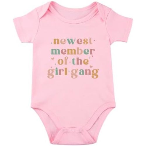 Member of The Girl Gang Baby Bodysuit New to the Crew Baby Girl Clothes