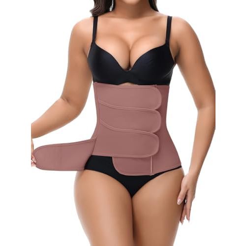 SHAPSHE Waist Trainer for Women Postpartum Recovery Wrap Waist Cincher Corset Shapewear Belly Band