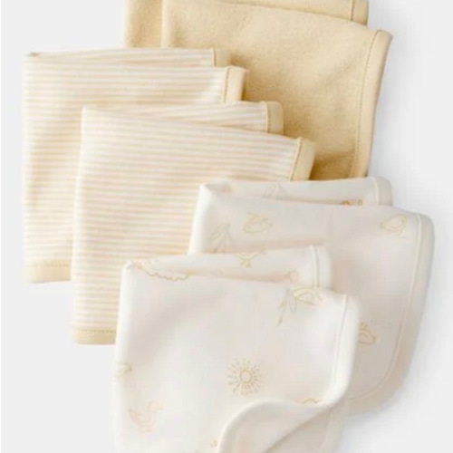 Baby 6-Pack Washcloths - Yellow | Carter's