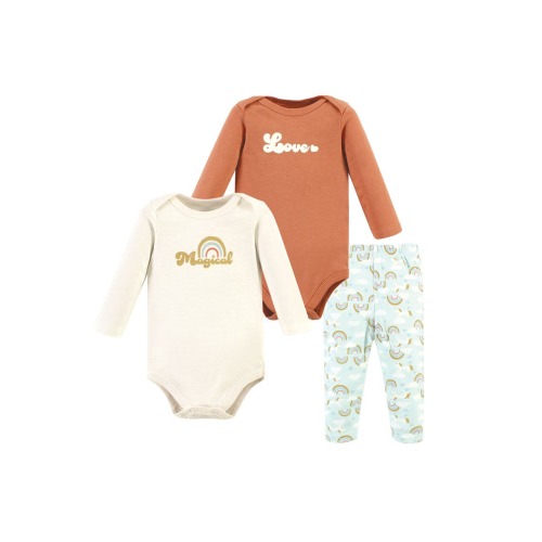 Cotton Bodysuit and Pant Set