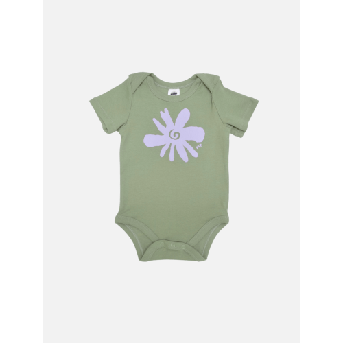 FLOWER SHORT SLEEVE ONESIE