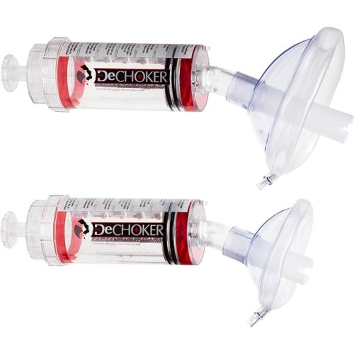 DeCHOKER Anti-Choking Device for Adults (Ages 12 Years and up) and Toddlers (Ages 1-3 Years), Pack of 2 - 2 Piece Assortment
