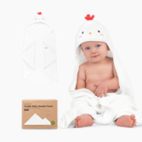 KeaBabies Cuddle Bamboo Viscose Hooded Towel - Rooster