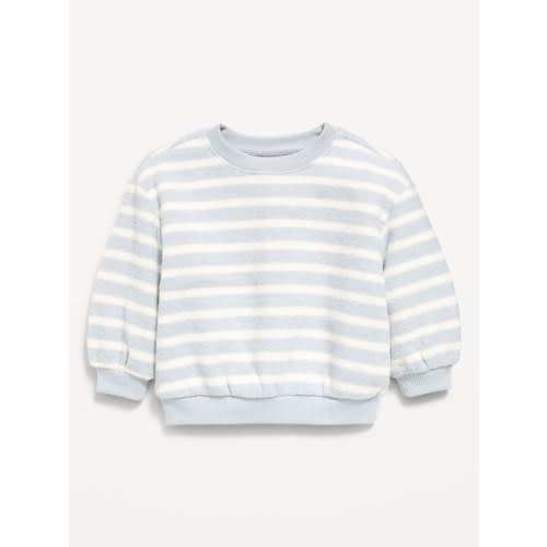 Striped Crew-Neck Sweatshirt for Baby