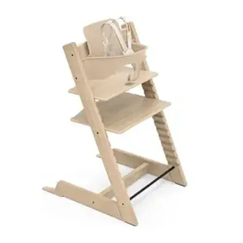 Stokke Tripp Trapp High Chair 2 + Baby Set + Harness (Color: Oak Natural)