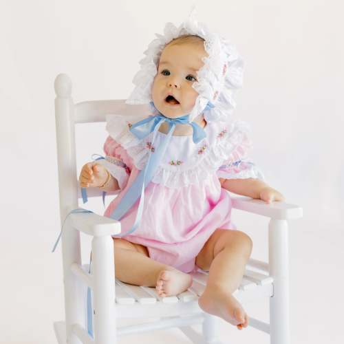 June Heirloom Bubble & Smocked Bonnet – Little Bear Smocks