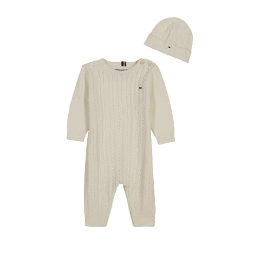 Tommy Hilfiger Baby Boys' Long Sleeve Footless Coverall Onesie