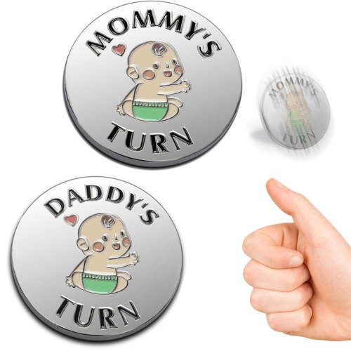 Funny Baby Gift New Parents Decision Gift,Pregnancy Gifts New Dad Mom Gifts,New Parents Gifts for Couples Halloween Thanksgiving Christmas Gift for First Time to be Moms Dads Daddy Mummy Double Sided