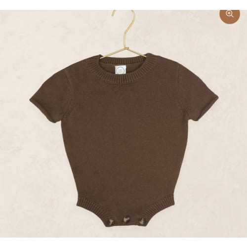Knit Onesie - Cocoa