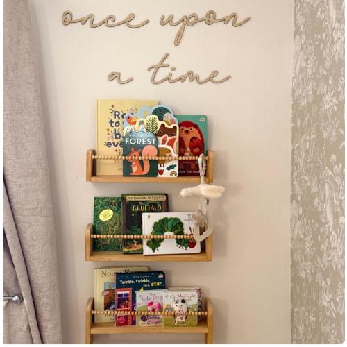 Once upon a time nursery cut out | Nursery wall signs | Story corner | Baby room | Bedroom decor | Playroom | Ash wood wall sign