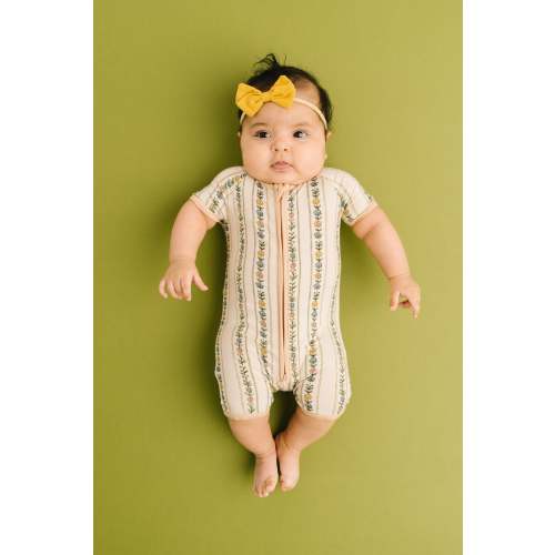 Dainty Daisy Bamboo Short Romper