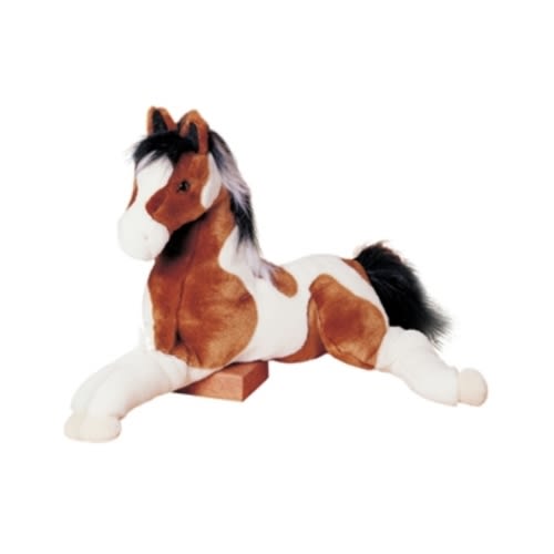 Natches the Big Stuffed Indian Paint Horse by Douglas at Stuffed Safari