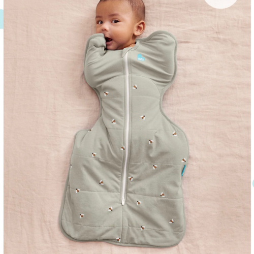 Swaddle Up™ 2.5 TOG Cotton Olive Bees