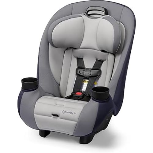 Safety 1st Ellaris 3-in-1 Convertible Car Seat, Slim Fit Design, Rear & Forward-Facing, 5-Position Headrest, 3-Across Fit, Travel-Friendly with Machine-Washable Seat Pad, London Blue