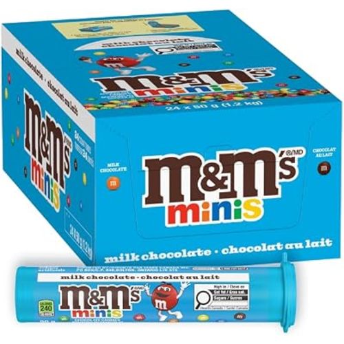 Barrettes de chocolat M&M's Minis 30g, 24 pièces