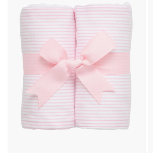 Seersucker Stripe Set of Two Burp Cloths | Nordstrom