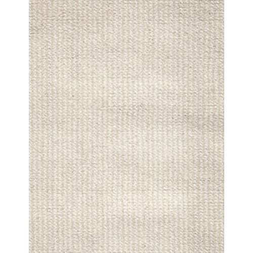 Crossweave Cream Eco Cotton Loom-Hooked Rug - 8' x 8' Square