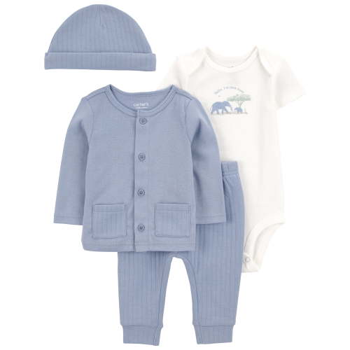 Carter's Child of Mine Baby Outfit Set, 4-Piece, Sizes Preemie-6/9 Months