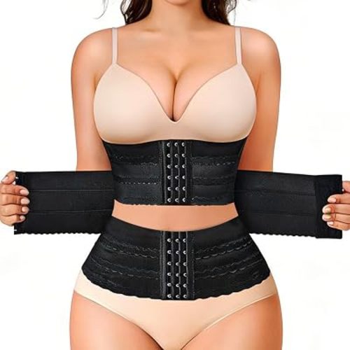 SUJAYU Waist Cincher Waist Shapewear Tummy Control, Postpartum Belly Band Postpartum Stomach Binder Waist Trainer for Women