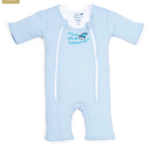Blue Baby Merlin’s Magic Sleepsuit – 100% Cotton for Better Baby Sleep
