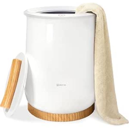Keenray Towel Warmer, Luxury Towel Warmer Bucket, Large Towel Warmer for Bathroom, Auto Shut Off, Fits Up to Two 40"X70" Oversized Towels, Bathrobes, Blankets, PJ's and More, CL1