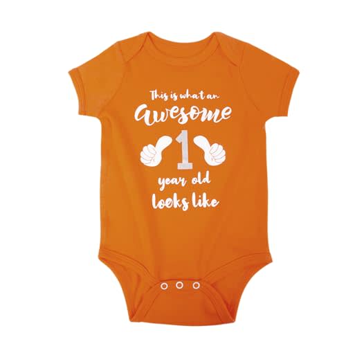 Funny Baby Outfits for Wild One Birthday & Cute Newborn Baby Onesie with Funny Sayings for Infant Boys & Girls