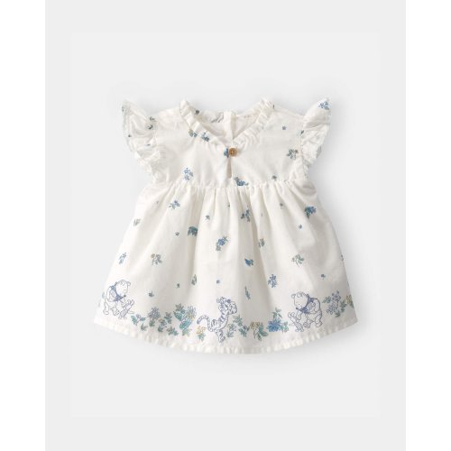 Baby Girl Disney© Winnie the Pooh Ruffle-Sleeve Floral Top - White - OshKosh B'gosh | Carter's
