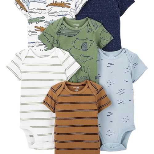 Simple Joys by Carter's Baby-Boys 6-Pack Short-Sleeve Bodysuit