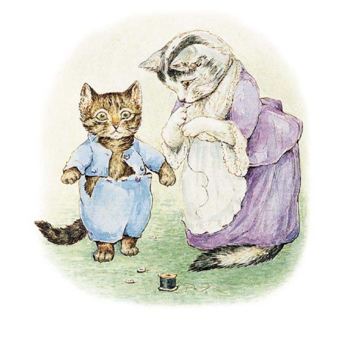 Beatrix Potter - Tom Kitten was very fat, and had grown