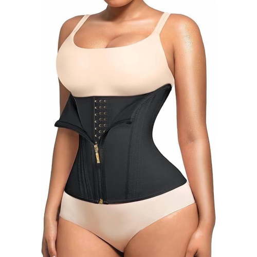 EHIW Waist Trainer for Women Latex Underbust Waist Cincher Corset Sport Girdle Hourglass Body Shaper , M