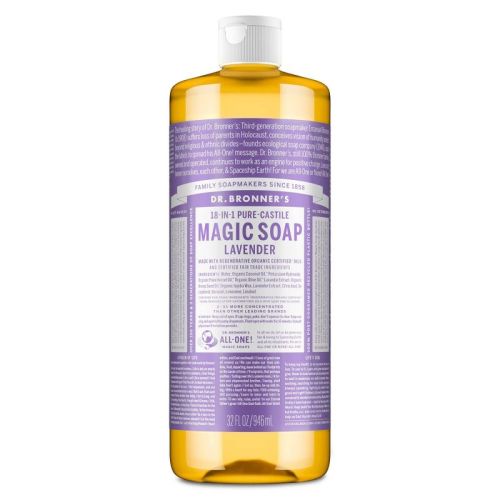 Dr. Bronner's Magic Pure Castile Liquid Soap Bodywash - Lavender - 32 fl oz