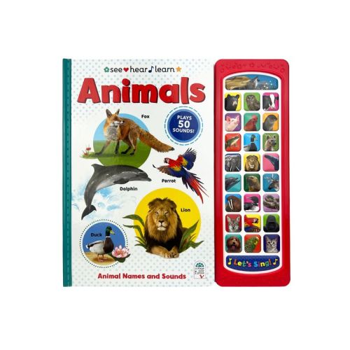 Animals (See Hear Learn) - by Jaye Garnett (Board Book)