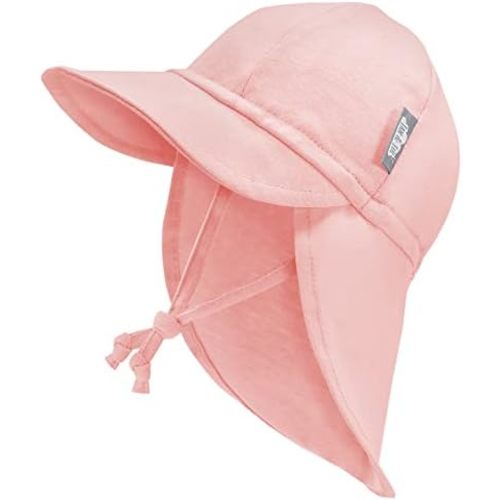 JAN & JUL Sun Soft Baby Cap | Cotton Neck Flap Hat for Littles