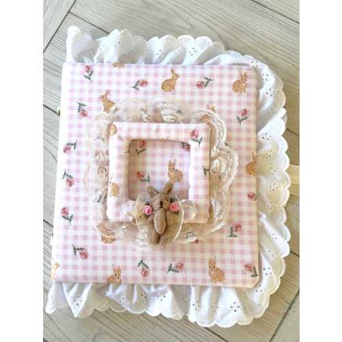 Vintage Photo Album | Personalized Memory Book | Custom Embroidered Keepsake Album | Family Photos, Baby Book, Wedding Gift