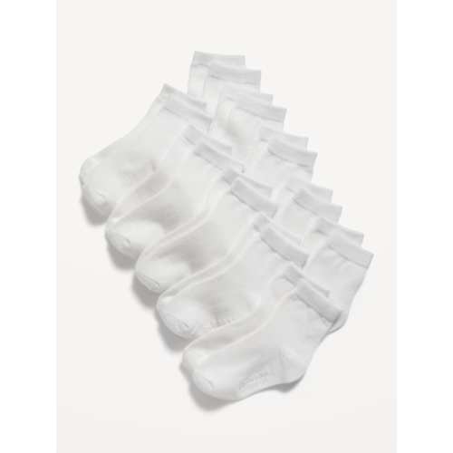 Unisex Crew Socks 10-Pack for Toddler & Baby