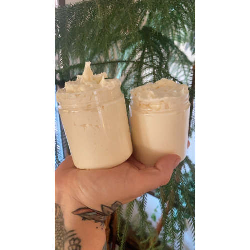 Whipped Tallow (unscented in 2/4/8oz glass jars)