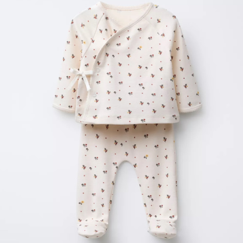 FLORAL T-SHIRT AND LEGGINGS SET - Ecru | ZARA United States