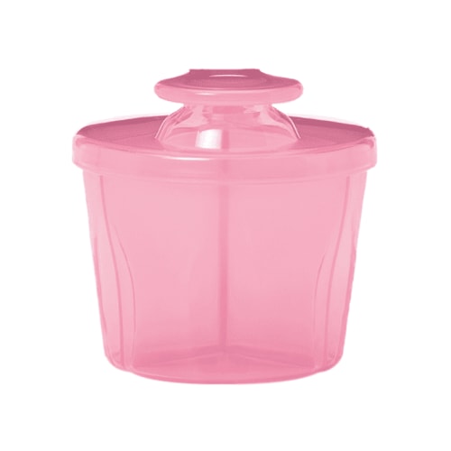 Dr. Brown's Travel Formula Dispenser with Lid, BPA Free - Pink - Holds 27oz