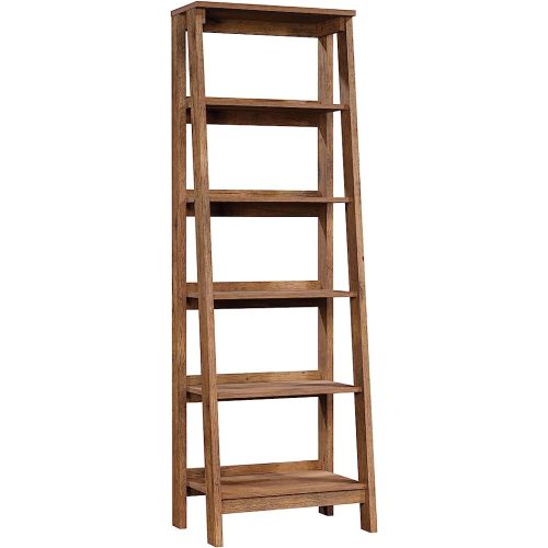 Sauder Trestle 5-Shelf Bookcase/ Book Shelf, Vintage Oak finish