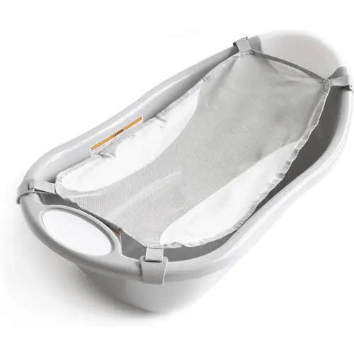 Regalo Baby Basics Infant Bath Tub, Includes Air Mesh Sling, Adjustable As Your Baby Grows, Drying Hook for Easy Clean