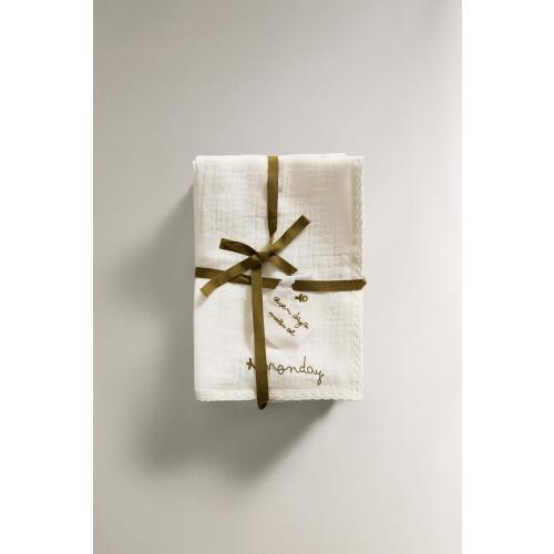 BABY MUSLIN CLOTHS (PACK OF 7) - Oyster-white | ZARA United States