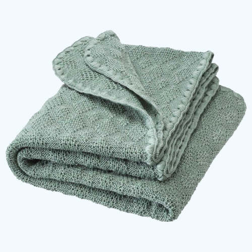 DISANA Classic Organic Merino Wool Baby Blanket