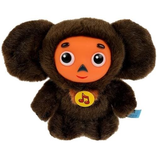 Eksmo Музыкальная мягкая игрушка Чебурашка 17 см - Cheburashka 6.70 inch с пластиковой мордочкой