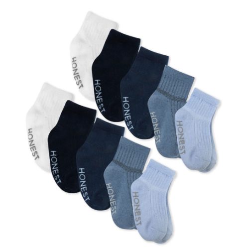 10-Pack Cozy Socks Sustainably Made Bundle | Honest Baby Clothing