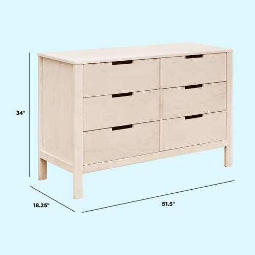 Colby 6-Drawer Dresser – DaVinci Baby - Washed Natural
