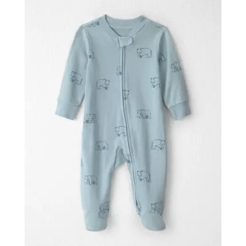 Baby Organic Cotton Sleep & Play Pajamas in Winter Bears - Little Planet | Carter's
