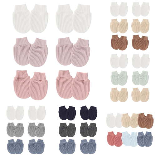 XFeng Baby Mittens No Scratch Mittens Soft Gloves Mittens for 0-6 Months Boys Girls