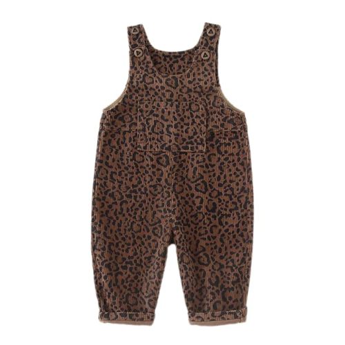 Baluomoya 6Months-3Years Baby Girls Boys Denim Overalls Toddler Heart Print Bib Pants Kids Jeans Jumpsuit