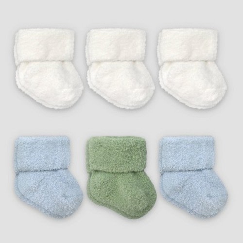 Carter's Just One You® Baby Boys' Ankle Socks 6pk - Blue 0-3M